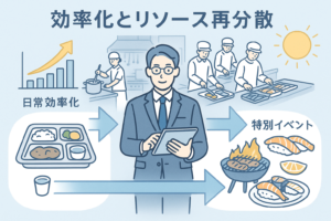 効率化は質を下げることではない ～リソースの再分散で実現する真の給食改革～