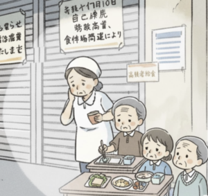 富山県で長年親しまれてきた給食・弁当製造業者が、物価高や食中毒問題を乗り越えられず、自己破産の道を選んだ